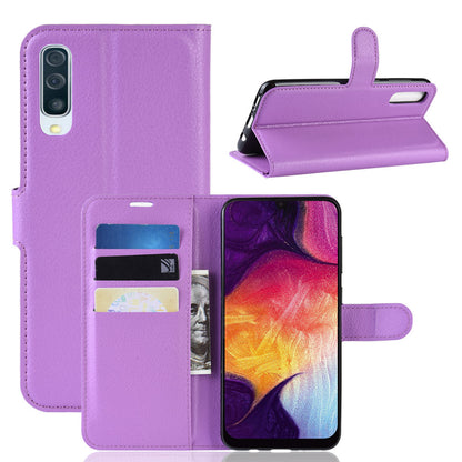 Galaxy A50 Pu Wallet Case [Purple]