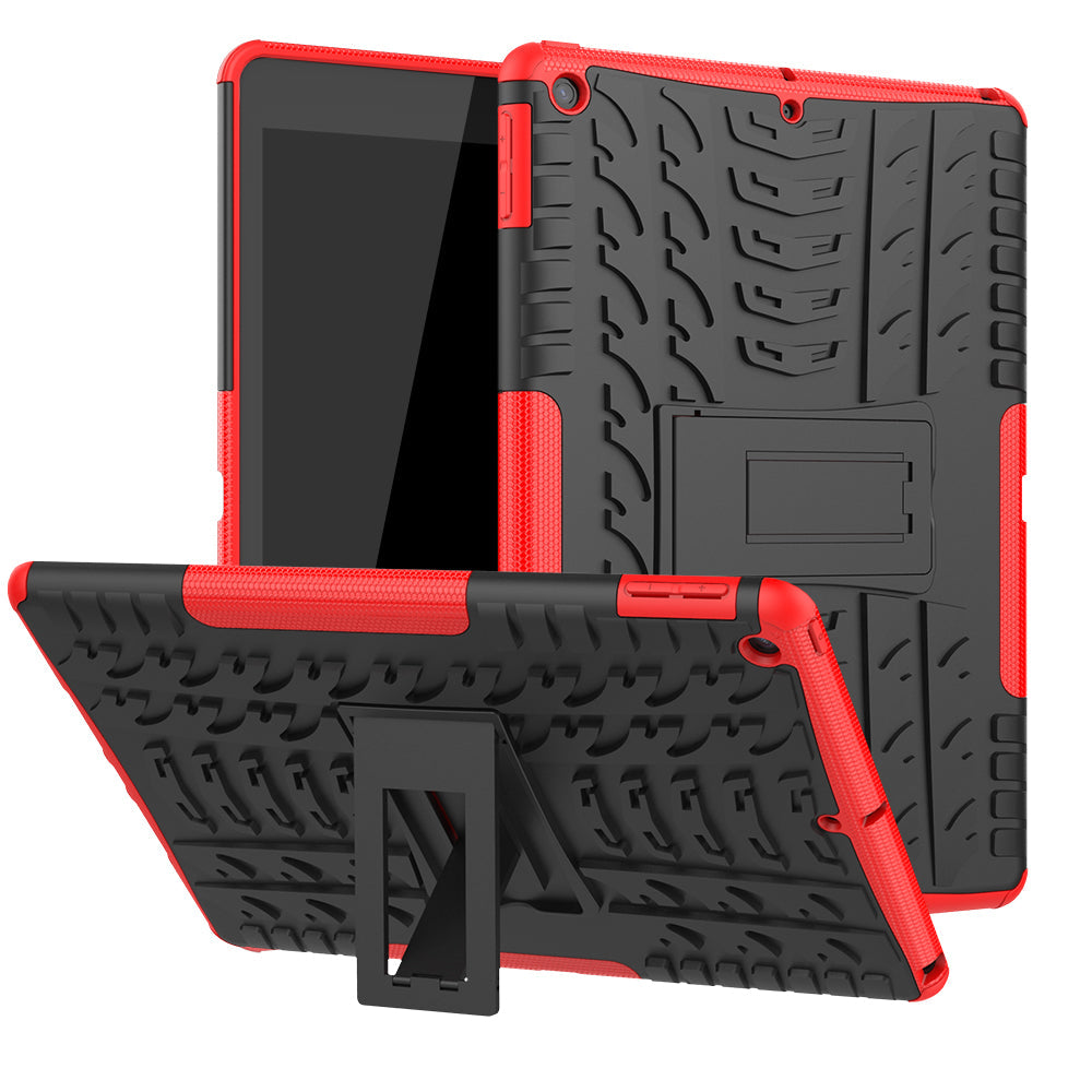 Ipad 10.2 2019 (7th Gen) / 2020 (8th Gen) Heavy Duty Case [Red]