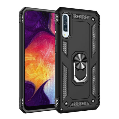 Galaxy A50 Military Armour Case [Black]