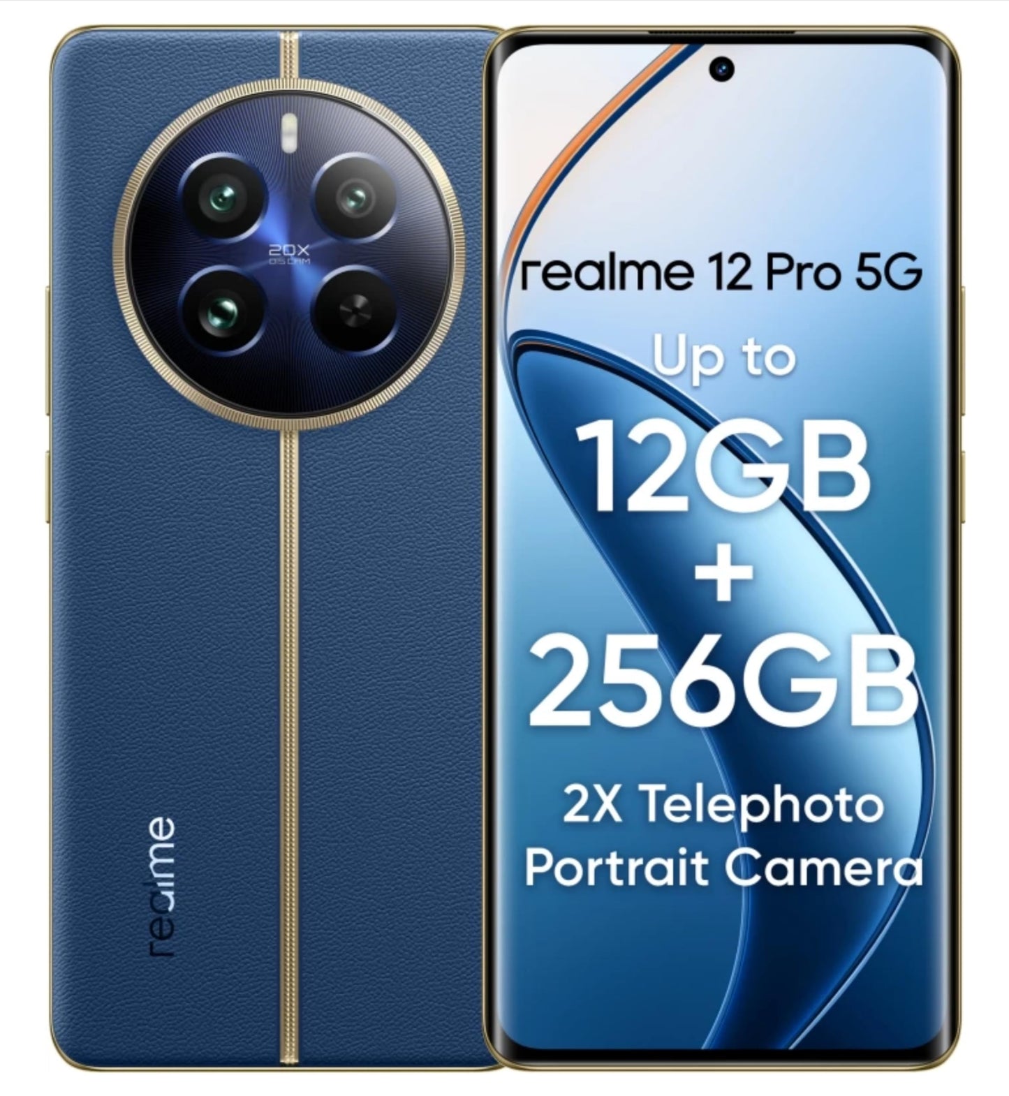 realme 12 Pro 5G RMX3842 Mobile Phone [ 256GB / 8GB RAM - Submarine Blue ]