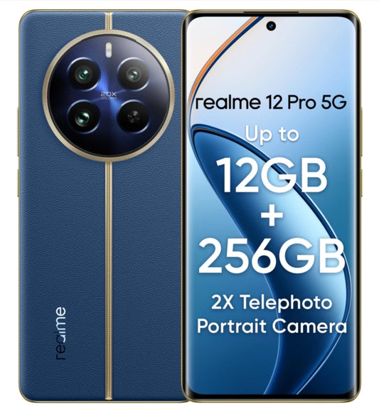 realme 12 Pro 5G RMX3842 Mobile Phone [ 256GB / 8GB RAM - Submarine Blue ]
