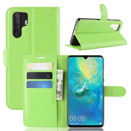 Huawei P30 Pro Pu Wallet Case [Green]