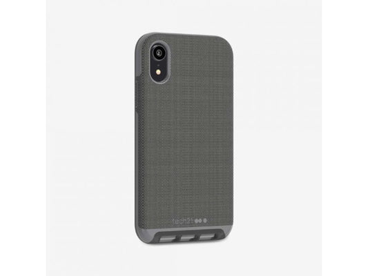 Tech21 Evo Luxe for iPhone XR - Grey Fabric