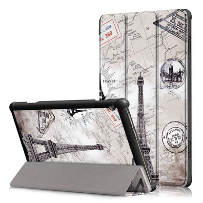 Lenovo Tab M10 Tb-X605F Designer Tri-Fold Case [Eiffeltower]