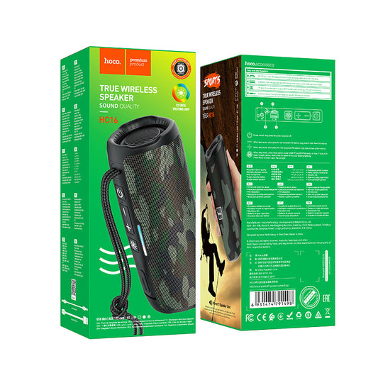 Hoco 10W Bluetooth Speaker w/ Strap (HC16) [Green]