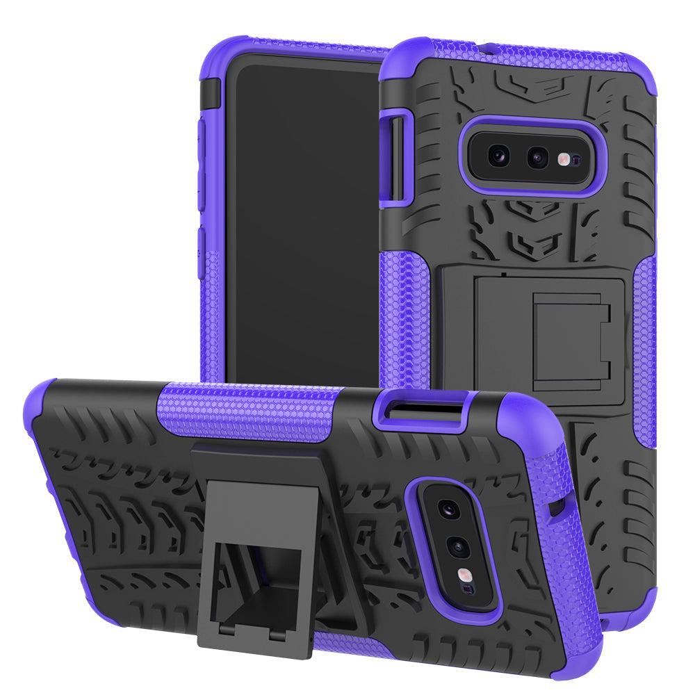 Samsung Galaxy S10E Heavy Duty Case Purple