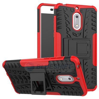 Nokia 6 Heavy Duty Case Red