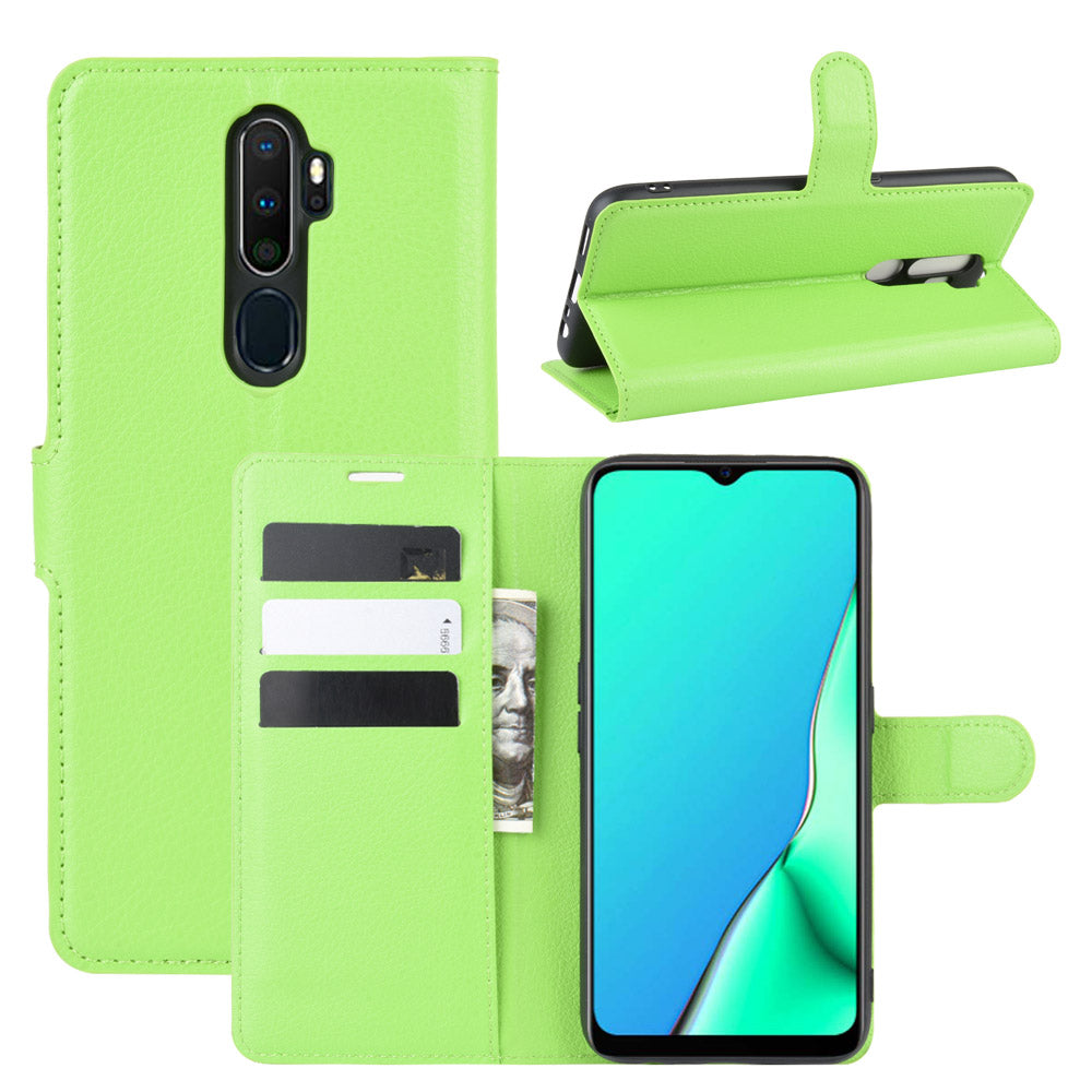 Oppo A5 2020/A9 2020 Pu Wallet Case [Green]
