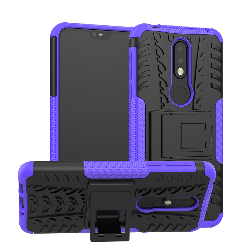 Nokia 7.1 Heavy Duty Case Purple