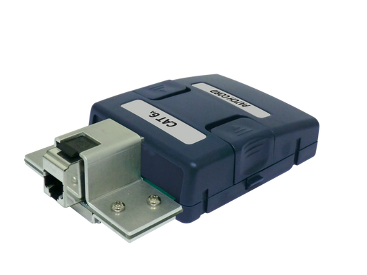 WIREXPERT Single CAT6A Patch Cord (PC) Adapter with Test Jack Mount for Performing Shielded/Unshielded CAT6A PC Testing *Bought in to Order - 14 Day Lead