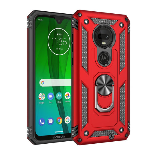 Moto G7/G7Plus Military Armour Case [Red]
