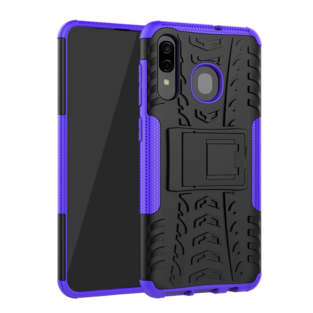 Samsung Galaxy A20/A30 Heavy Duty Case Purple