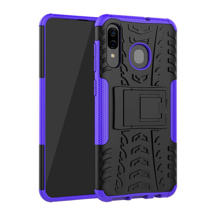 Samsung Galaxy A20/A30 Heavy Duty Case Purple