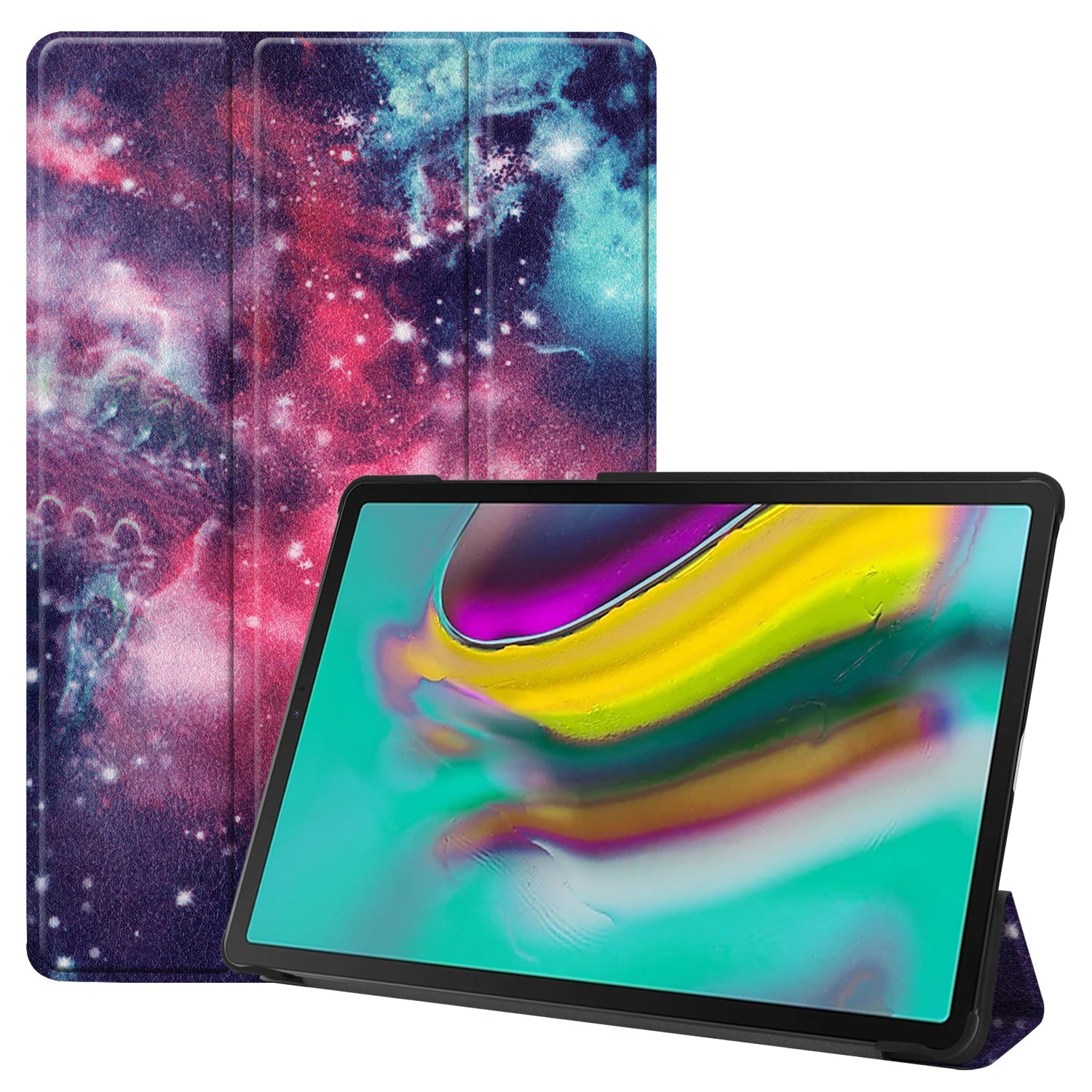 Galaxy Tab S5E T720 Designer Tri-Fold Case [Galaxy]