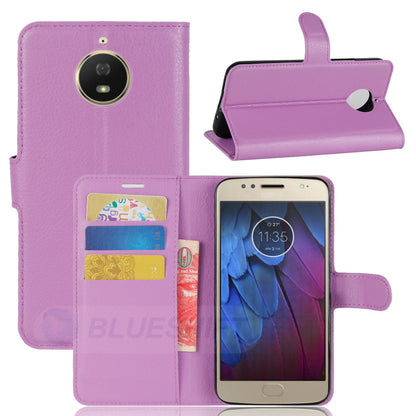 Moto G5S Pu Wallet Case [Purple]