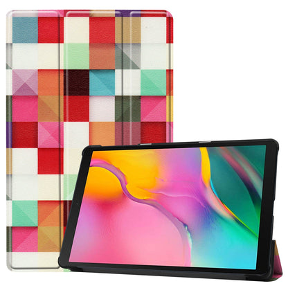 Galaxy Tab A 10.1 (2019) T510 Designer Tri-Fold Case [Cube]