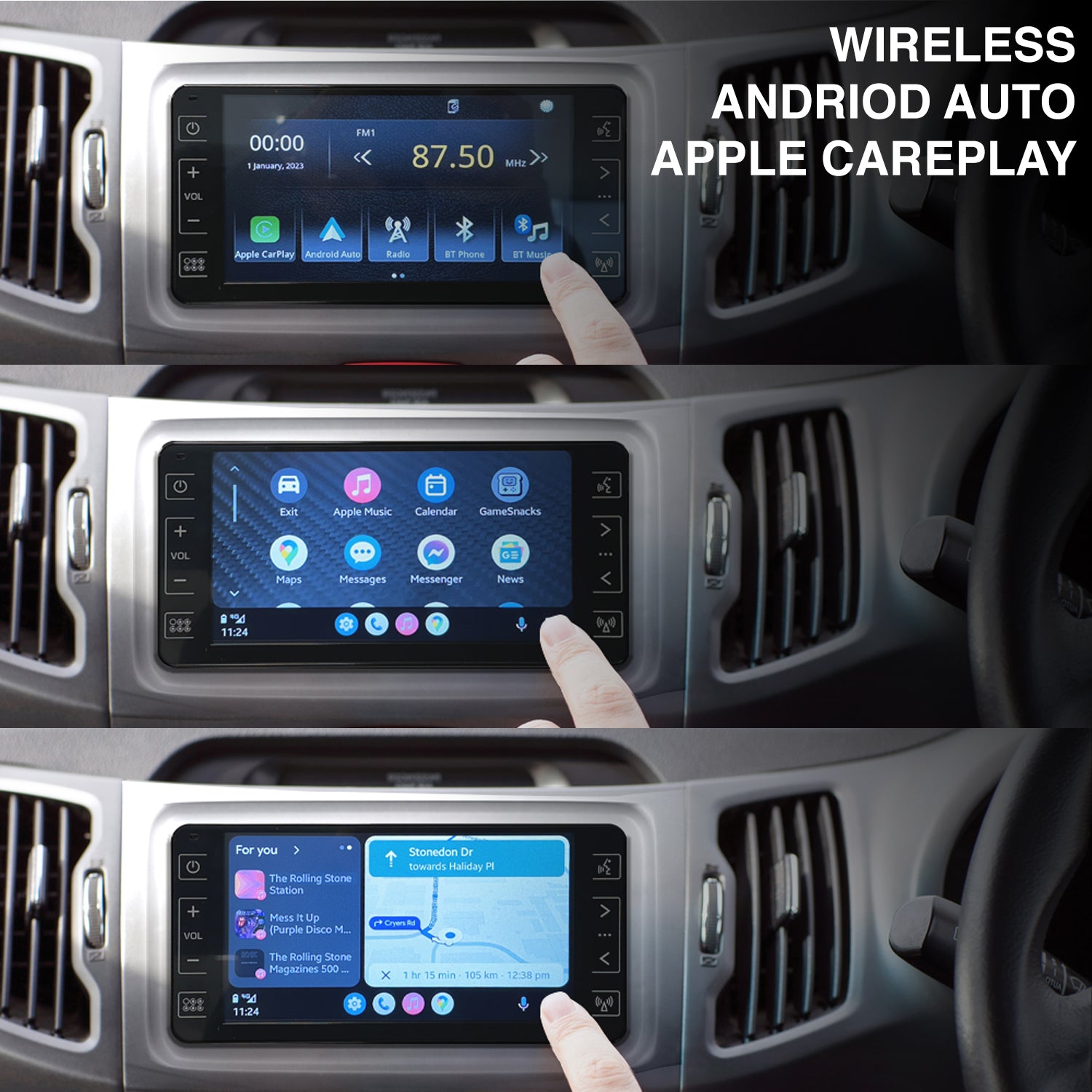 Mongoose - Toyota Multimedia Unit - Wireless Carplay & Android Auto