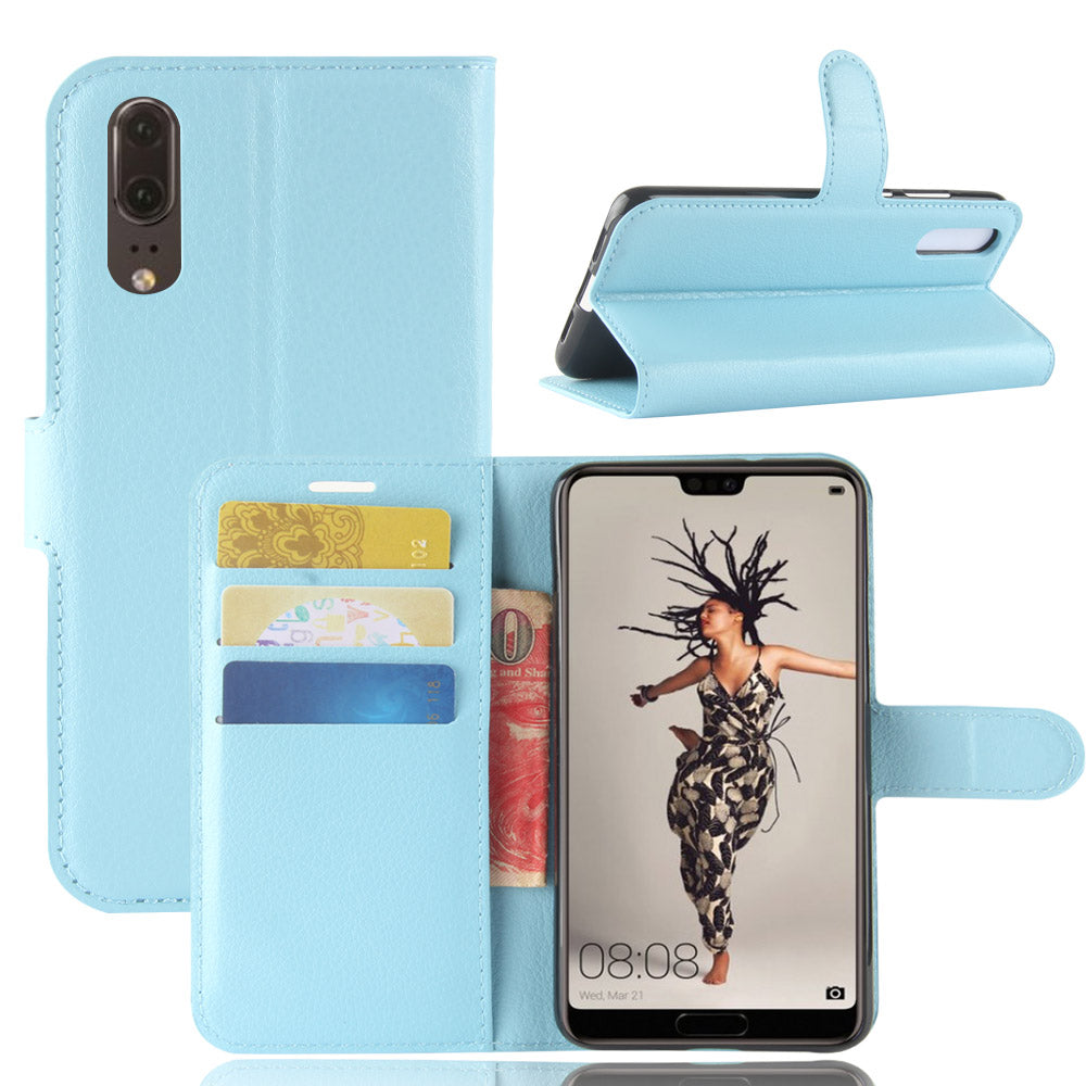Huawei P20 Pu Wallet Case [Lightblue]