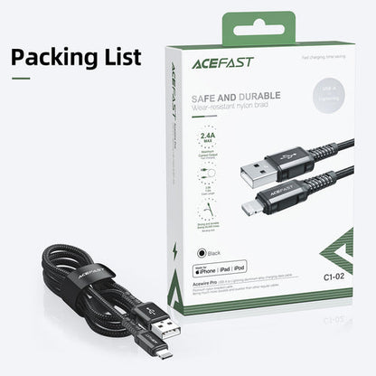 Super Durable Premium Data Cable (Apple MFI Certified) (C1) [USB-A to Lightning]