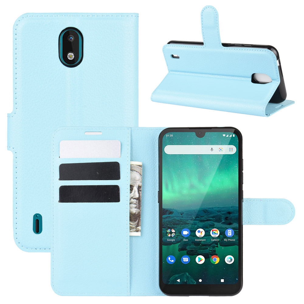 Nokia 1.3 Pu Wallet Case [Lightblue]