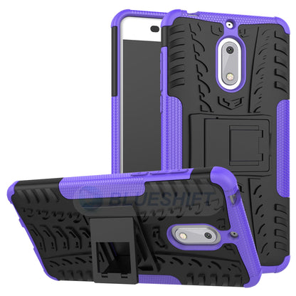 Nokia 6 Heavy Duty Case Purple