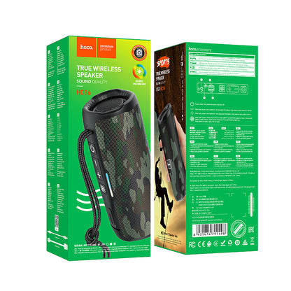 Hoco 10W Premium Bluetooth Speaker w/ Light & Strap (HC12) [ Green ]
