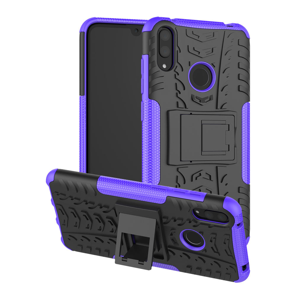 Huawei Y7 Pro 2019 Heavy Duty Case Purple