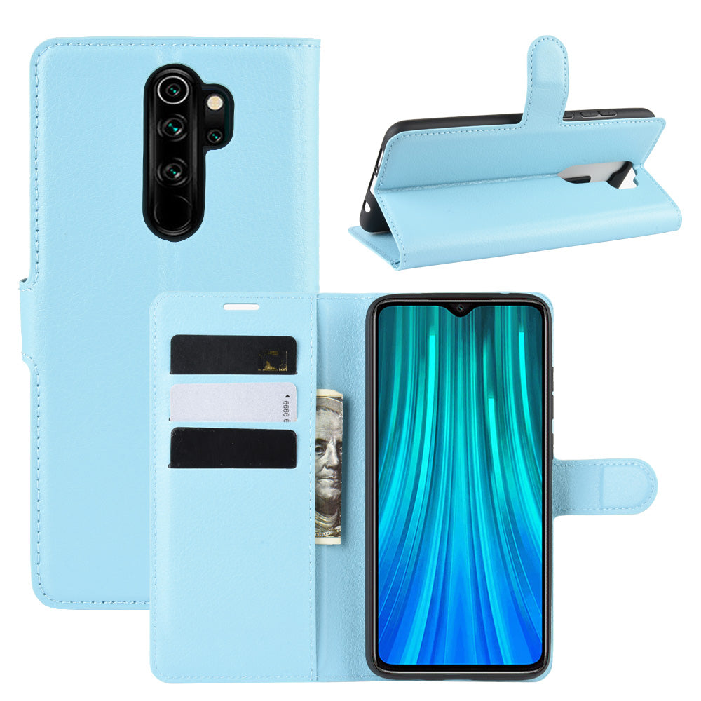 Xiaomi Redmi Note 8 Pro Pu Wallet Case [Lightblue]