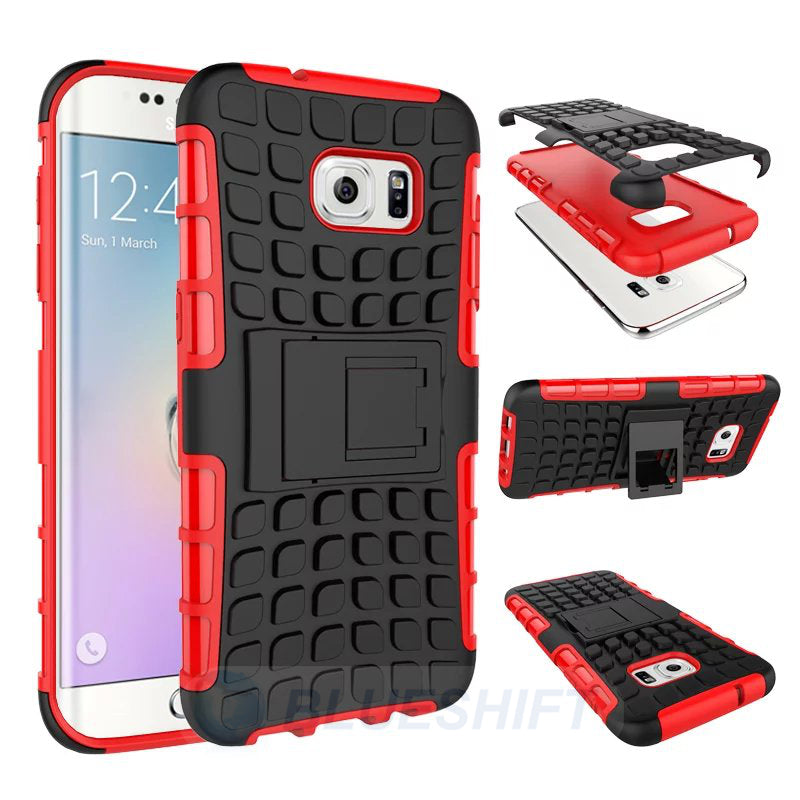 Samsung Galaxy S7 Edge Heavy Duty Case Red