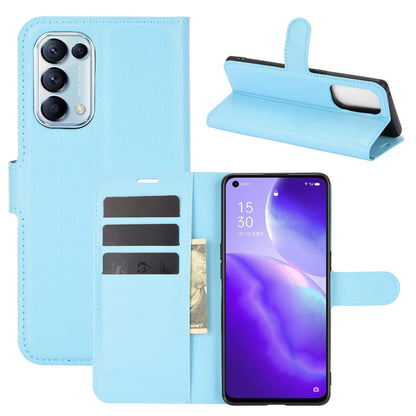 Oppo Find X3 Lite Pu Wallet Case [Lightblue]