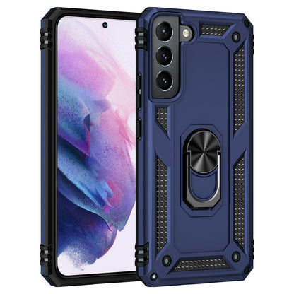 Galaxy S22 Military Armour Ring Case [Navy]