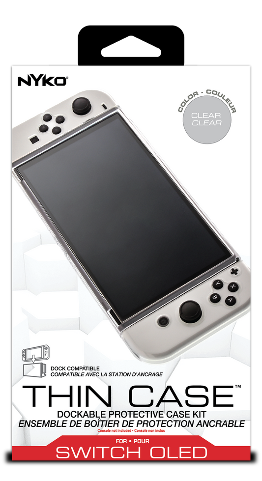 Nyko Switch OLED Thin Case (Clear)