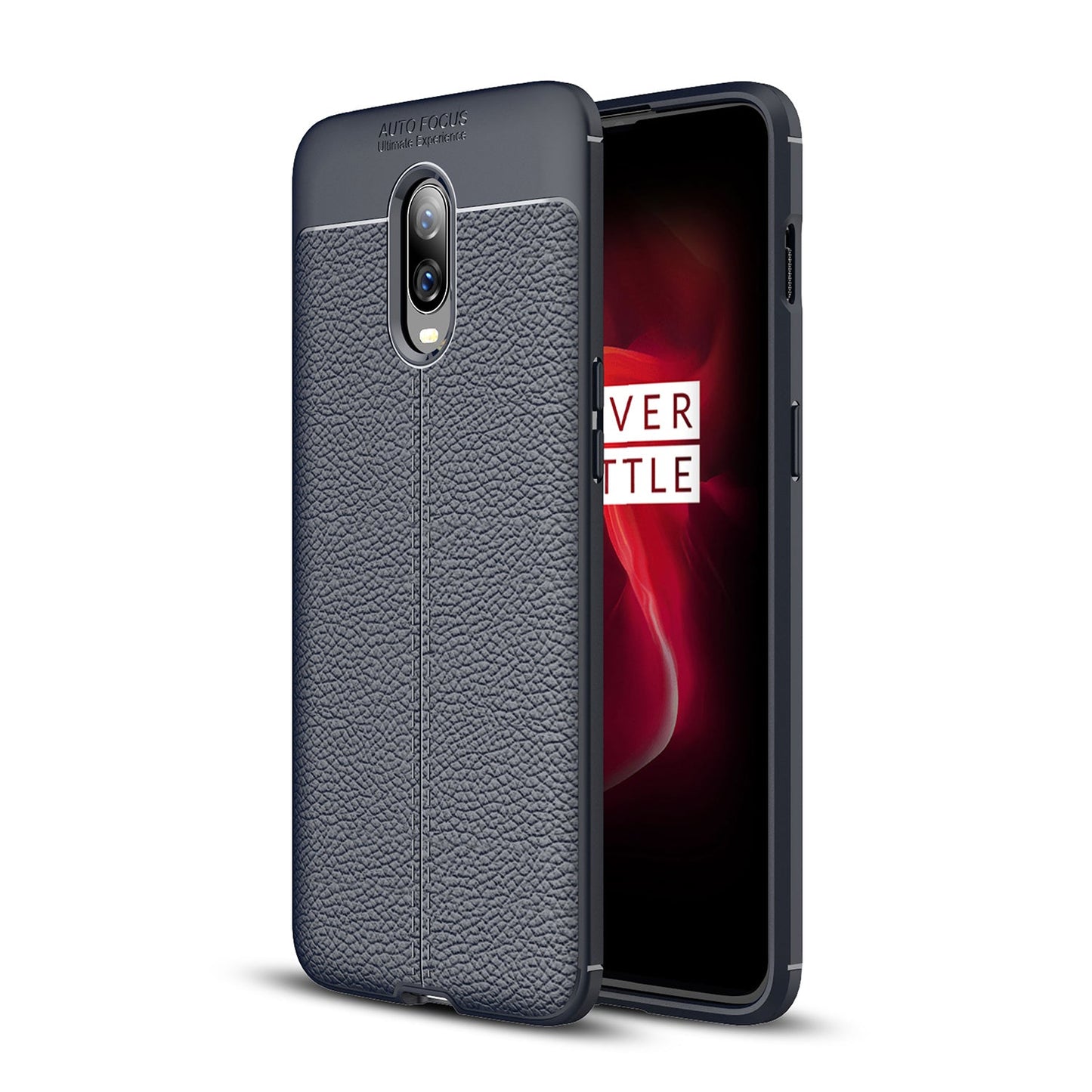 Oneplus 6T Leather Texture Case Navy