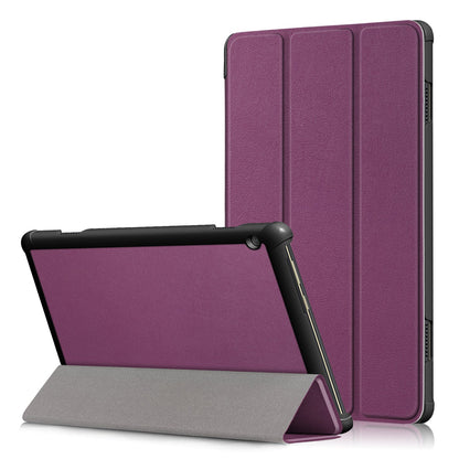 Lenovo Tab M10 Tb-X605F Tri-Fold Pu Case [Purple]