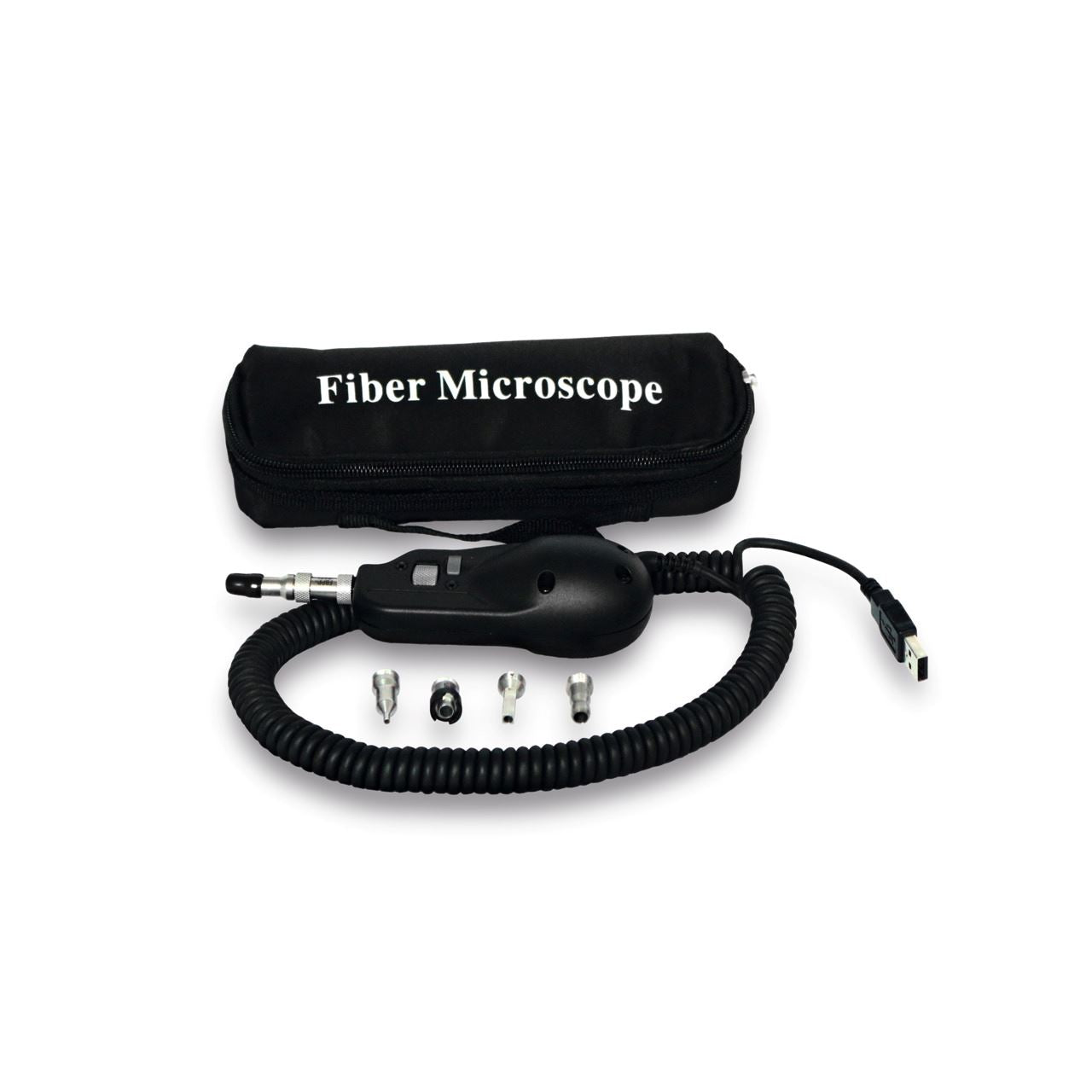 WIREXPERT Digital Fiber Microscope Inspection Kit. Connect via USB. Includes Tips for FC, LC, SC, U12M. *Bought in to Order - 14 Day Lead