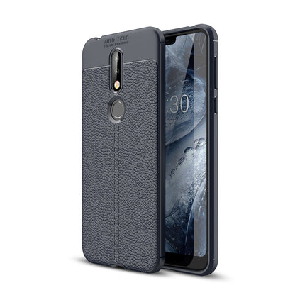 Nokia 7.1 Leather Texture Case Navy