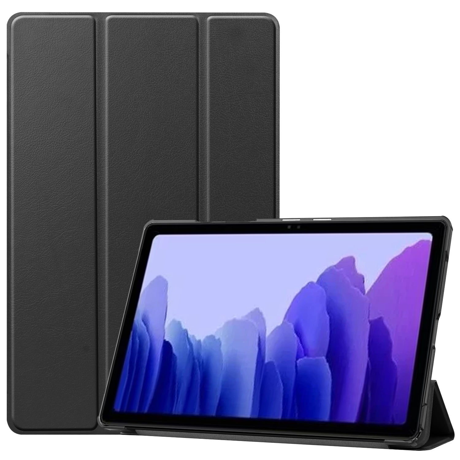 Galaxy Tab A7 10.4 T500 Tri-fold Pu Case [Black]