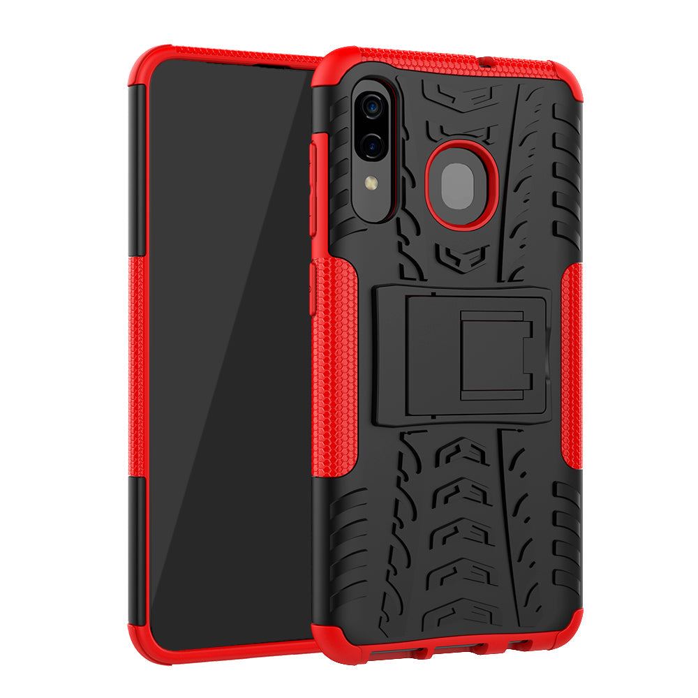 Samsung Galaxy A20/A30 Heavy Duty Case Red
