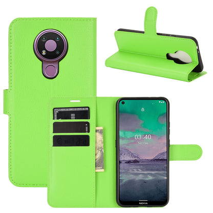 Nokia 3.4 Pu Wallet Case [Green]
