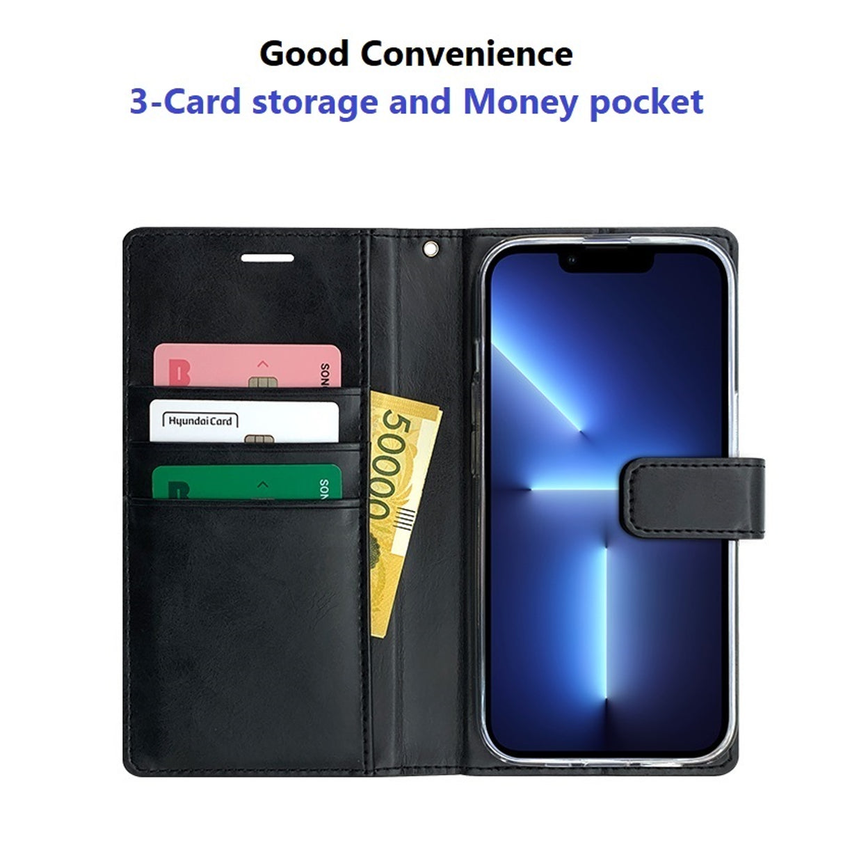 Noble Diary Wallet Case - Galaxy A25 [Red]