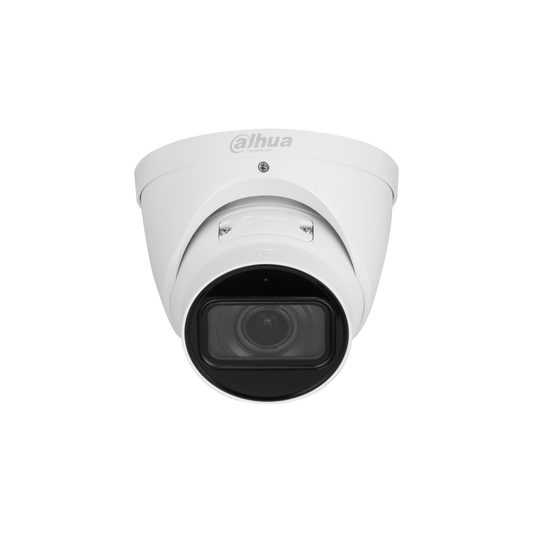DAHUA 4MP IP IR Starlight Eyeball Camera with Motorised Lens 2.7-13.5mm. Supports Smart H.265, Day/Night WDR - 120, Tripwire, Intrusion, IP67, PoE & 12VDC. Max < 7.3W, Metal Casing.