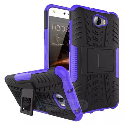Huawei Y6 Elite Heavy Duty Case Purple