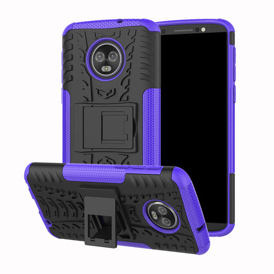 Moto G6 Plus Heavy Duty Case Purple