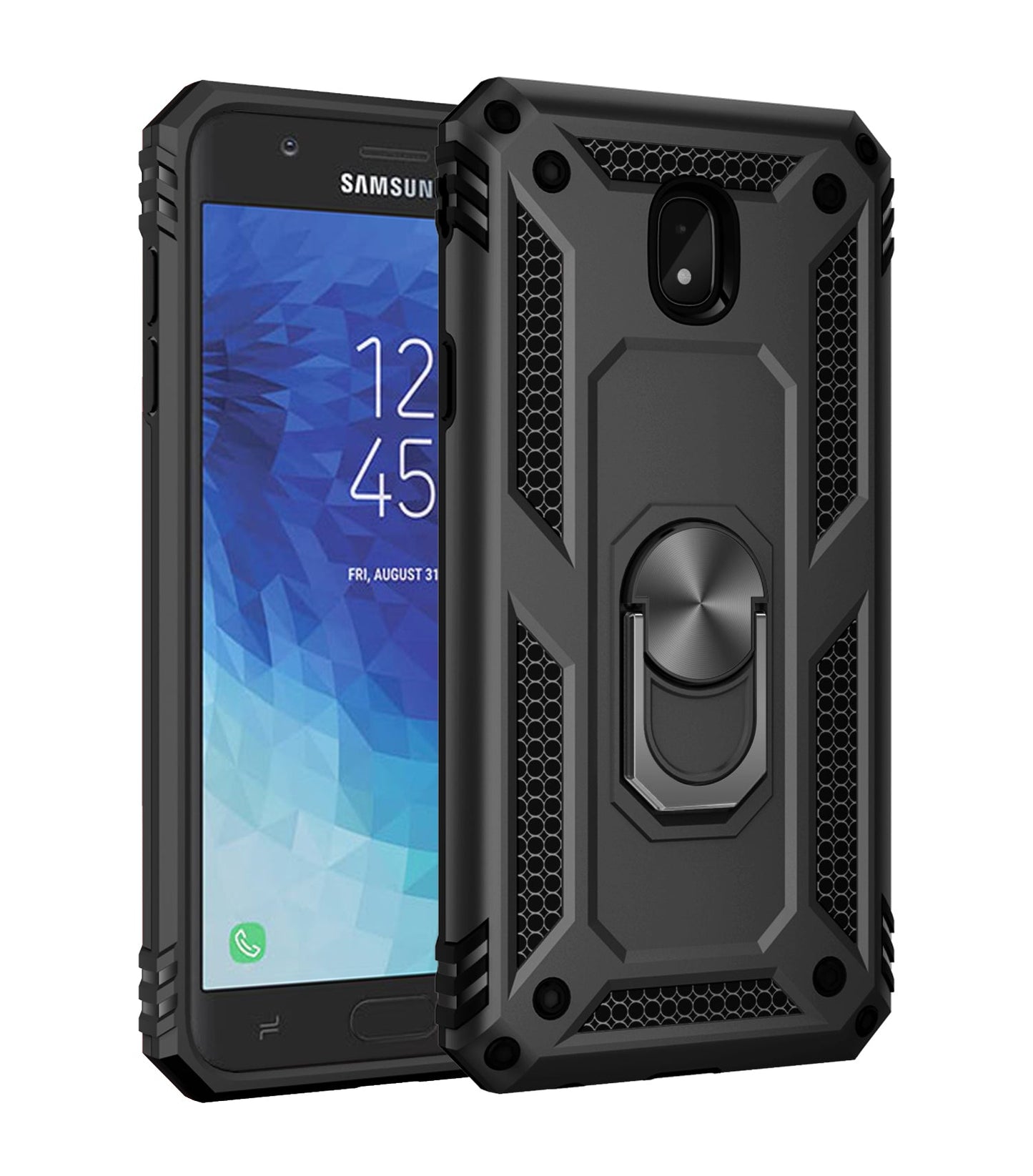 Galaxy J7 Pro/J7 2017 Military Armour Case [Black]