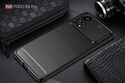 Xiaomi Poco X4 Pro 5G Carbon Fibre Case Black