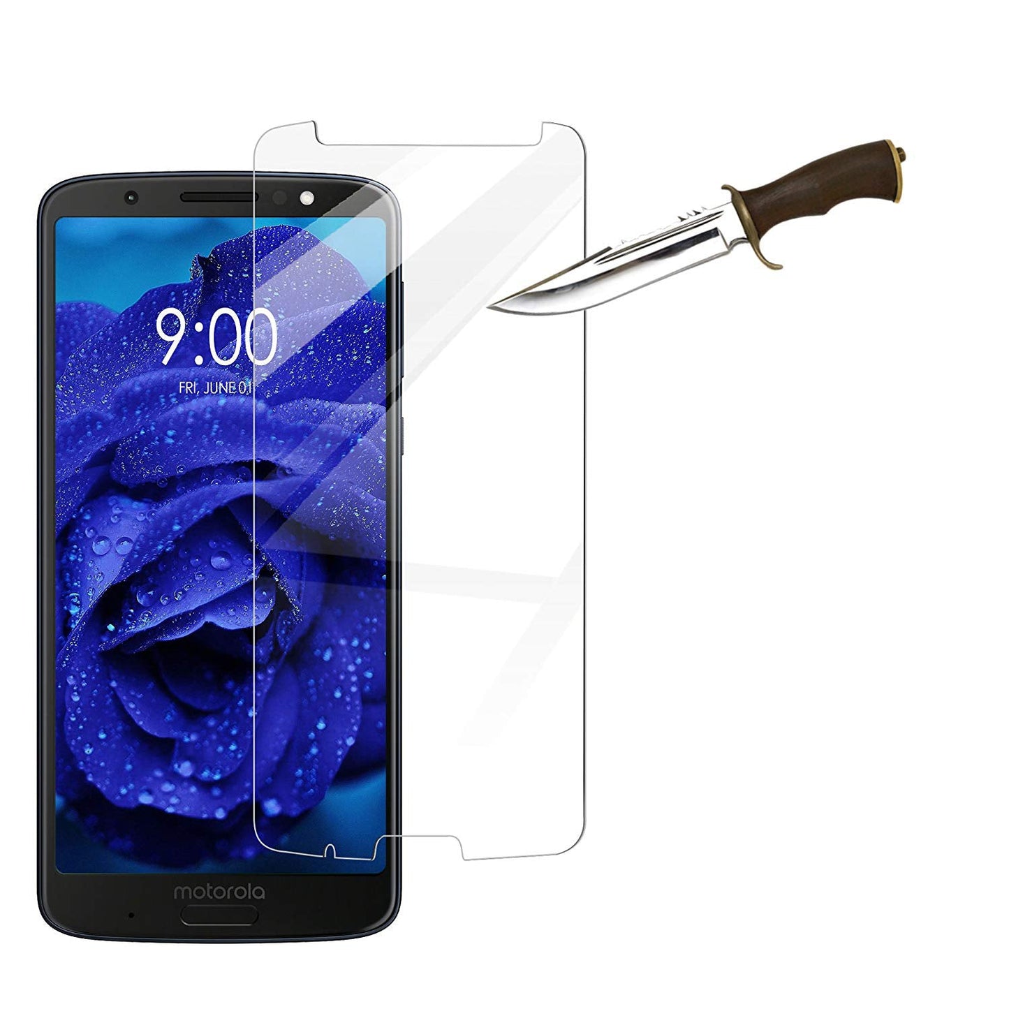 Motorola Moto G6 Plus Clear Tempered Glass Screen Protector