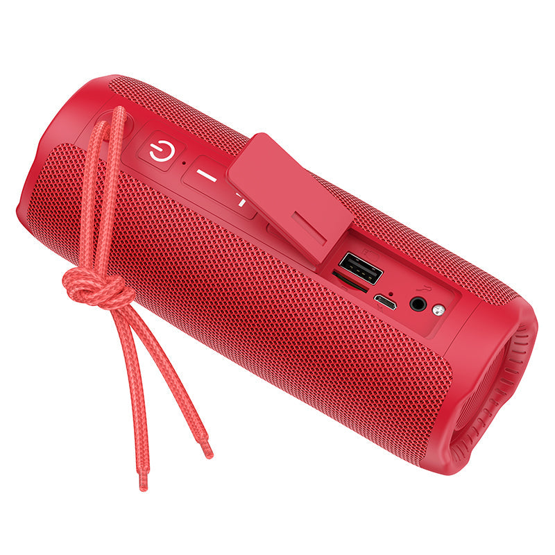 Hoco 10W Premium Bluetooth Speaker w/ Light & Strap (HC12) [ Red ]