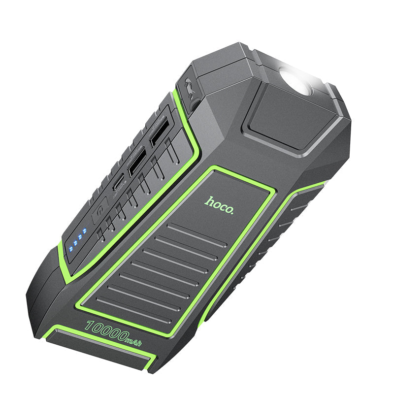 Hoco Portable Smart Car Jump Starter Power Bank w/ LED Light (10000mAh) (QS1)