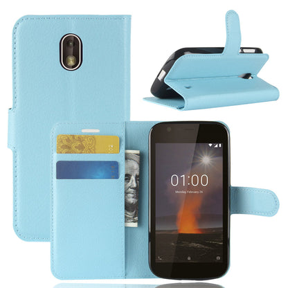 Nokia 1 Pu Wallet Case [Lightblue]