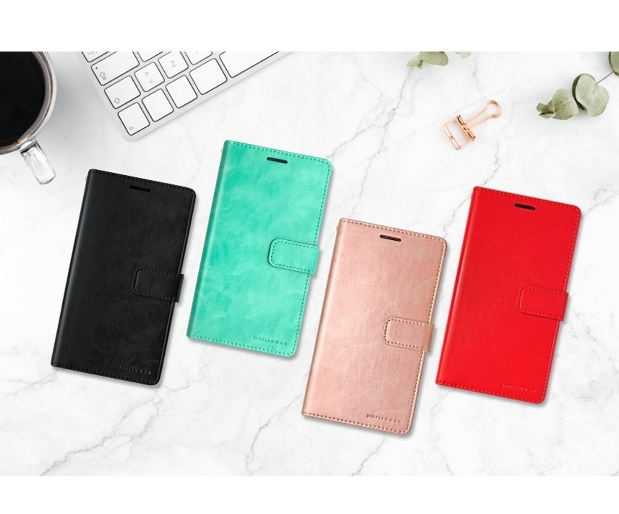 Noble Diary Wallet Case - Galaxy A25 [Rose Gold]